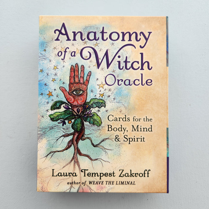 Anatomy of a Witch Oracle Cards (for the body, mind & spirit. 48 cards and guide book)