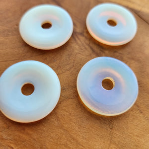 Opalite Donut Pendant