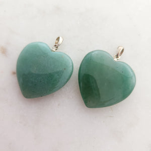 Green Aventurine Heart Pendant