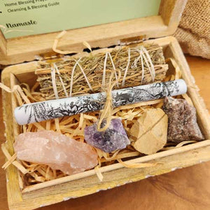 Healing Grief Blessing Kit in Decorative Wooden Box