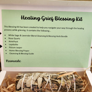 Healing Grief Blessing Kit in Cardboard Box