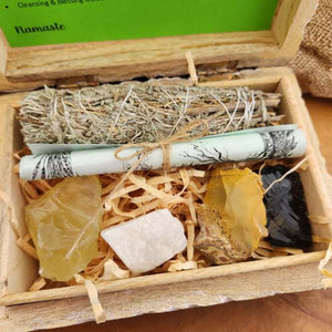 New Beginnings Blessing Kit in Decorative Wooden Box