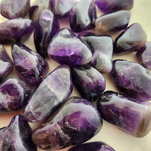 Chevron Amethyst Tumble