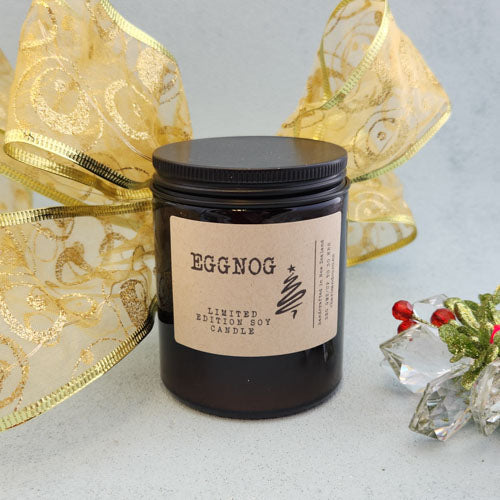 Egg Nog Candle (handcrafted in Aotearoa New Zealand. up to 30 hours burn time)