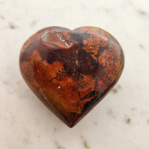 Brecciated Jasper Heart