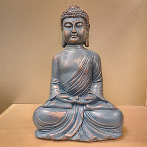 Green Meditating Buddha