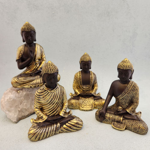 Gold & Black Buddha (assorted. approx. 10x7.5x5cm)