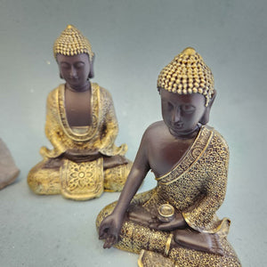 Gold & Black Buddha