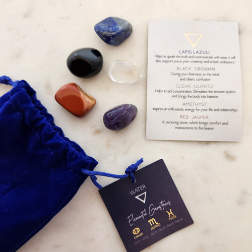 Water Element Zodiac Crystal Kit