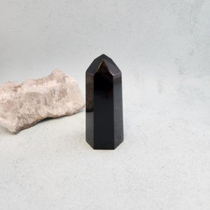 Black Obsidian Polished Point