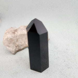 Black Obsidian Polished Point