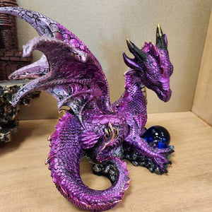 Purple Dragon with Ball