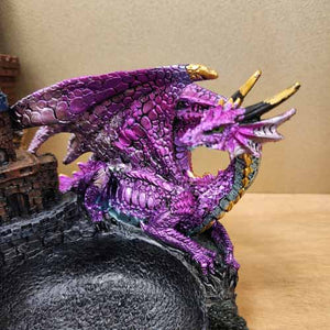 Purple Dragon Gem Dish