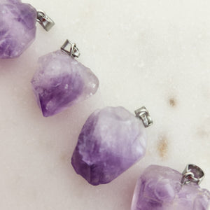 Amethyst Nugget Pendant