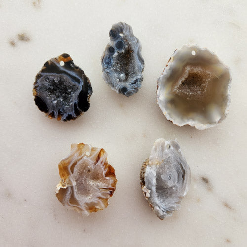 Agate Geode Pendant (assorted)