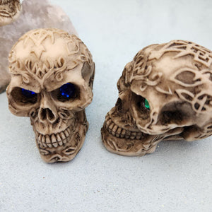 Celtic Skulls With Gem Eyes