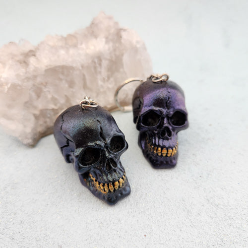 Metallic Skull Keyring (assorted approx. 5x3.5cm)