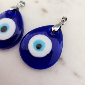 Blue Eye Glass Pendant
