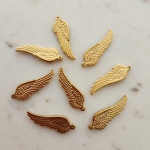 Gold Look Angel Wing Pendant