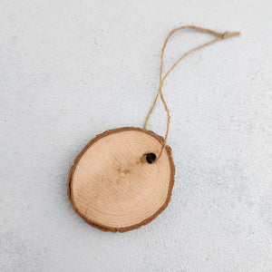 Wooden Tags with Hemp String