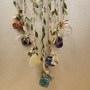 Lapis Crystal Tree of Life Hanging