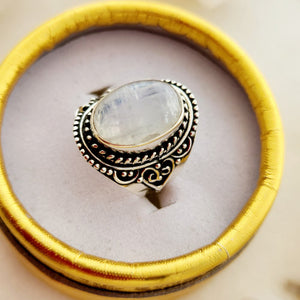 Moonstone Ring