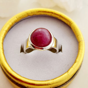 Ruby Round Ring