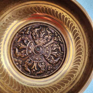 Engraved Singing Bowl
