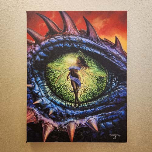 Behold The Basilisk Canvas by Alchemy (approx. 25x19cm)