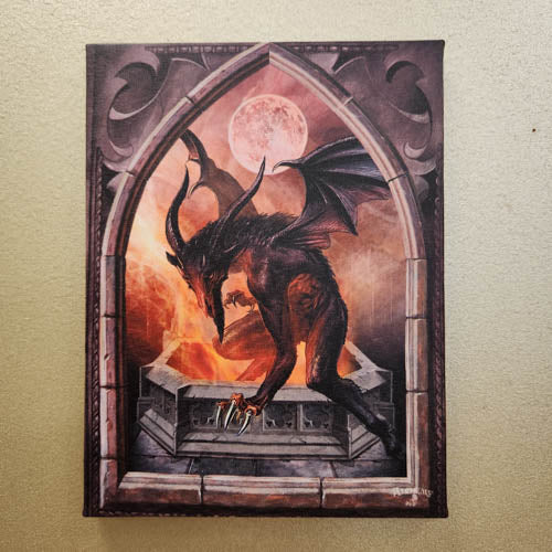 Baphometica Canvas By Alchemy (approx. 25x19cm)