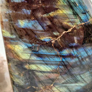 Labradorite Polished Standing Slab