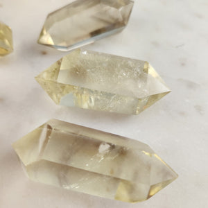 Natural Citrine Double Terminated Point 