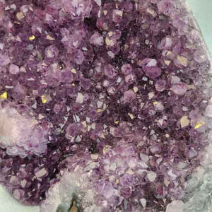 Amethyst Standing Cluster with Polished Edge