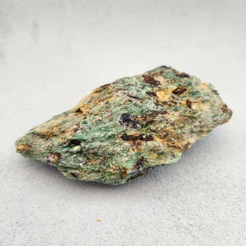 Fuschite with Kyanite Rough Rock (approx. 12.6x7.5x4.2cm)