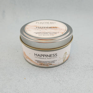 Happiness Jasmine Candle with Citrine