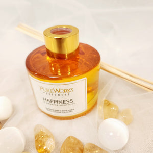 Jasmine Happiness Reed Diffuser with Citrine