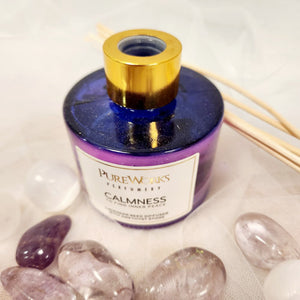 Lavender Calmness Reed Diffuser with Amethyst