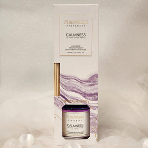 Lavender Calmness Reed Diffuser with Amethyst