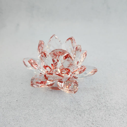 Red Lotus Crystal. (approx. 8x8x5.5cm)