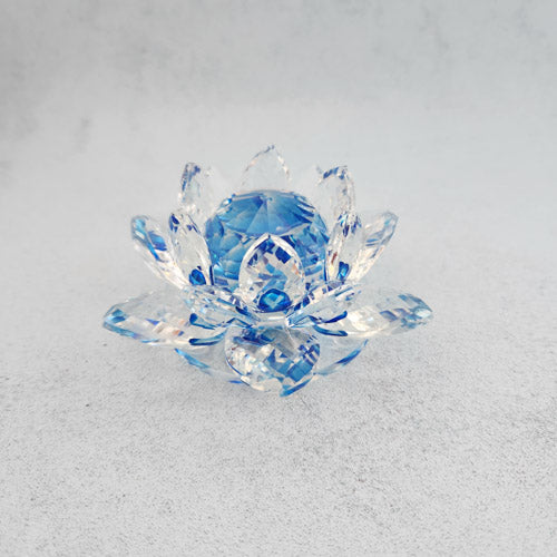 Blue Lotus Crystal (approx. 10x10x6cm)