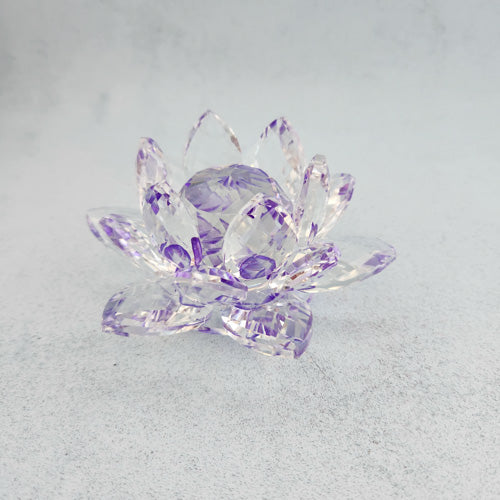 Purple Lotus Crystal (approx. 10x10x6cm)