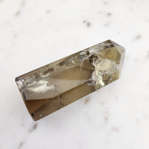 Natural Smoky Citrine Polished Point (approx. 9x3.6x2.8cm)