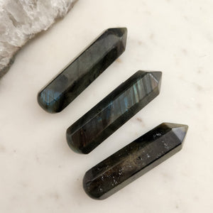 Labradorite Faceted Wand