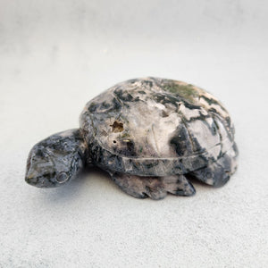 Moss Agate Turtle 