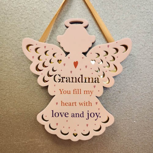Grandma Angel Hanging (approx. 14x12.5cm)