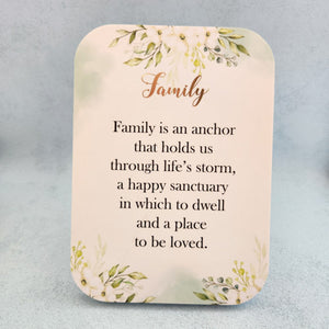 Family Is An Anchor Plaque