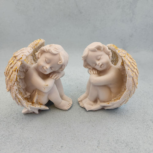 Cherub Sprinkled With Gold Asstd (approx. 10x7cm)