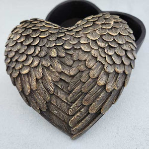 Angel Wings Heart Trinket/Keepsake Box