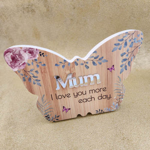 Mum Butterfly Plaque