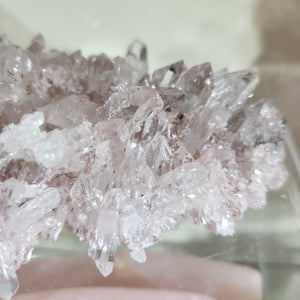 Pink Lithium Included Quartz with Fuschite Cluster